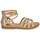 Schuhe Mädchen Sandalen / Sandaletten Bullboxer ALM018F1S-SKGL Beige