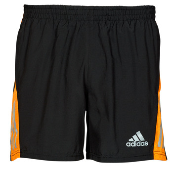 Kleidung Herren Shorts / Bermudas adidas Performance OWN THE RUN SHORTS Schwarz / Orange