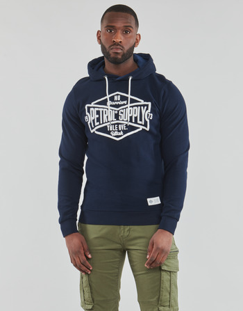 Kleidung Herren Sweatshirts Petrol Industries Sweater Hooded Print Marineblau