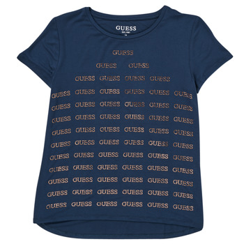 Kleidung Mädchen T-Shirts Guess LOOP Marineblau