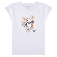 Kleidung Mädchen T-Shirts Guess TEURO Weiß