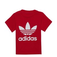 Kleidung Kinder T-Shirts adidas Originals TREFOIL TEE Rot