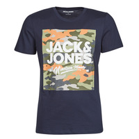 Kleidung Herren T-Shirts Jack & Jones JJPETE Marineblau