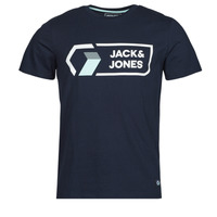 Kleidung Herren T-Shirts Jack & Jones JCOLOGAN Marineblau