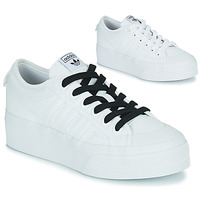 Schuhe Damen Sneaker Low adidas Originals NIZZA PLATFORM W Weiß