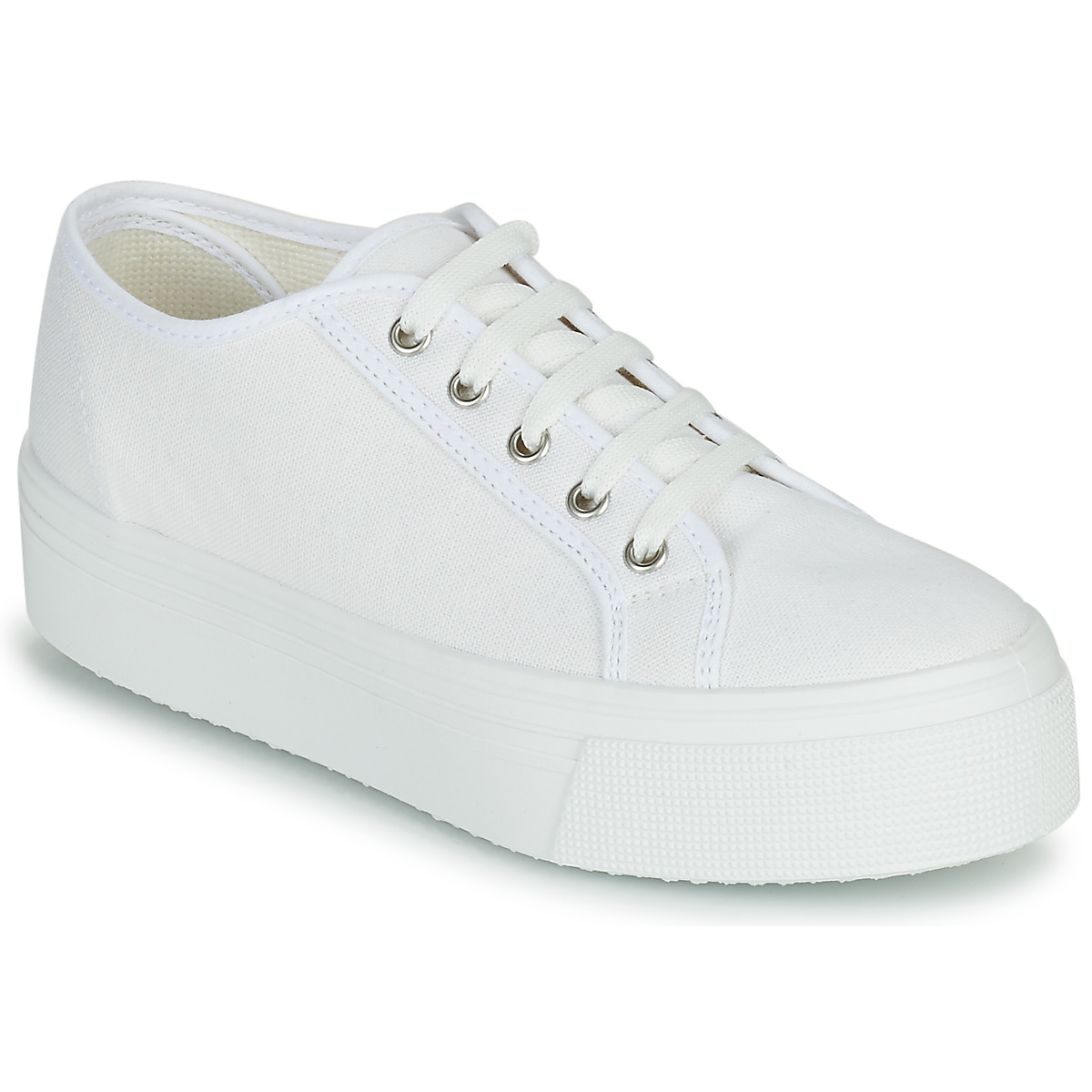 Schuhe Damen Sneaker Low Yurban JABELLE Weiß