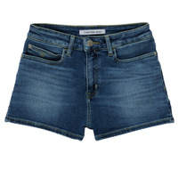 Kleidung Mädchen Shorts / Bermudas Calvin Klein Jeans RELAXED HR SHORT MID BLUE Blau