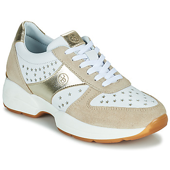 Schuhe Damen Sneaker Low Fericelli AGATE Weiß / Golden