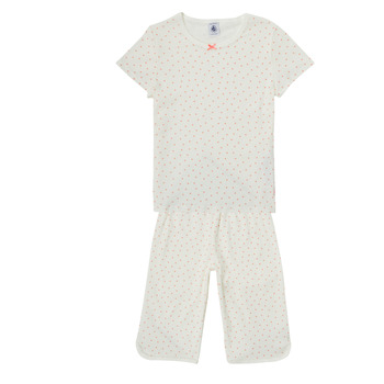 Kleidung Mädchen Pyjamas/ Nachthemden Petit Bateau BRESS Weiß