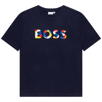 Kleidung Jungen T-Shirts BOSS ENFILAADA Marineblau