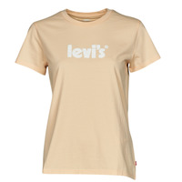 Kleidung Damen T-Shirts Levi's THE PERFECT TEE Saisonbedingt / Poster / Pfirsich / Breifarbig