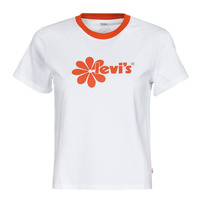 Kleidung Damen T-Shirts Levi's GRAPHIC JORDIE TEE Poster / Chest / Orange / Rib