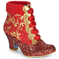 Schuhe Damen Low Boots Irregular Choice Fancy A Cuppa Rot / Golden