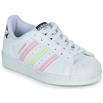 Schuhe Mädchen Sneaker Low adidas Originals SUPERSTAR C Weiß