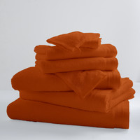Home Handtuch und Waschlappen Tradilinge PAPAYE X2 Orange