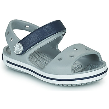Schuhe Kinder Sandalen / Sandaletten Crocs CROCBAND SANDAL KIDS Grau / Marineblau