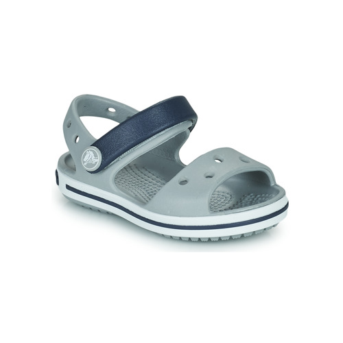 Schuhe Kinder Sandalen / Sandaletten Crocs CROCBAND SANDAL KIDS Grau / Marineblau
