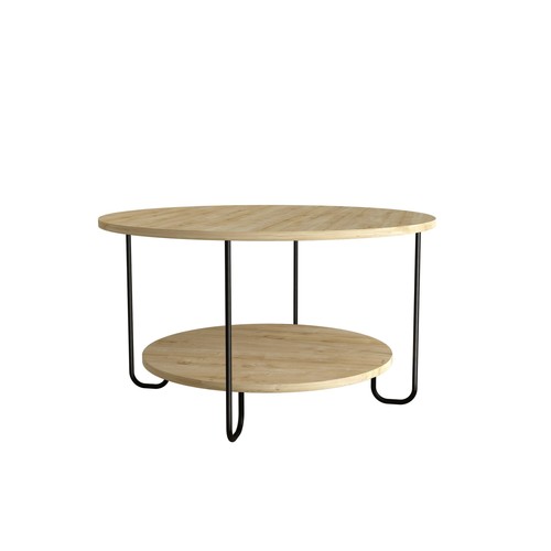 Home Wohnzimmertische Decortie Coffee Table - Corro Coffee Table - Oak Beige