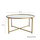 Maison & Déco Tables basses Decortie Coffee Table - Gold Sun S404 
