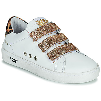 Schuhe Mädchen Sneaker Low Semerdjian GARBIS Weiß / Golden