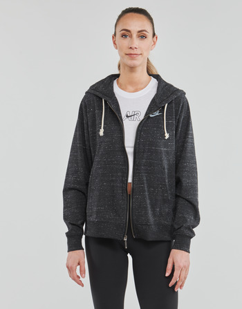 Kleidung Damen Sweatshirts Nike Full-Zip Hoodie Schwarz