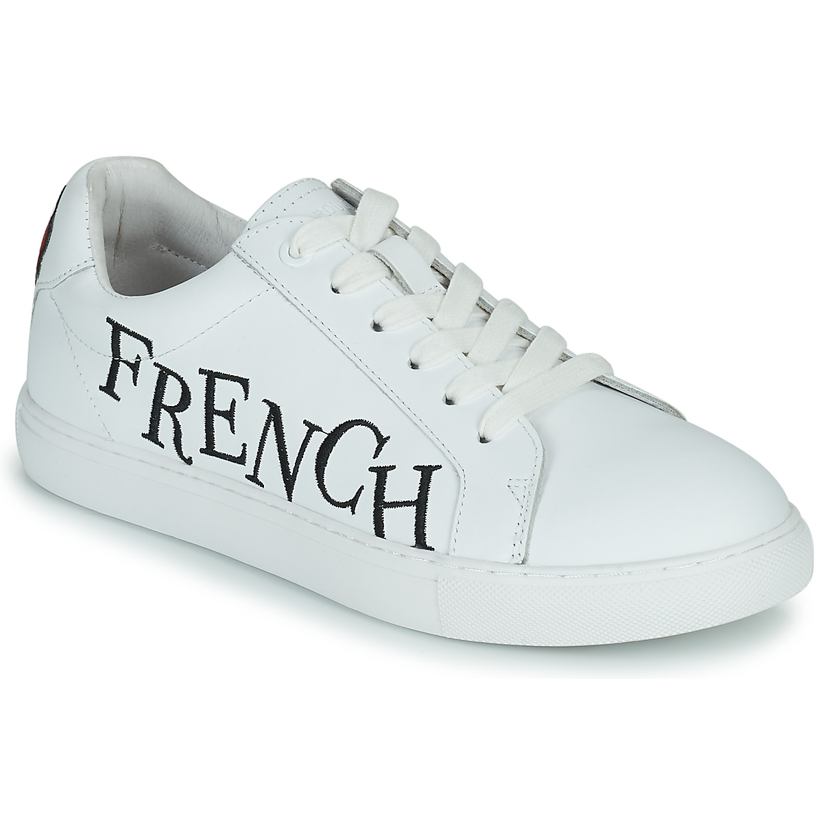 Schuhe Damen Sneaker Low Bons baisers de Paname SIMONE MOULIN ROUGE FRANCH CANCAN Weiß / Rot / Blau