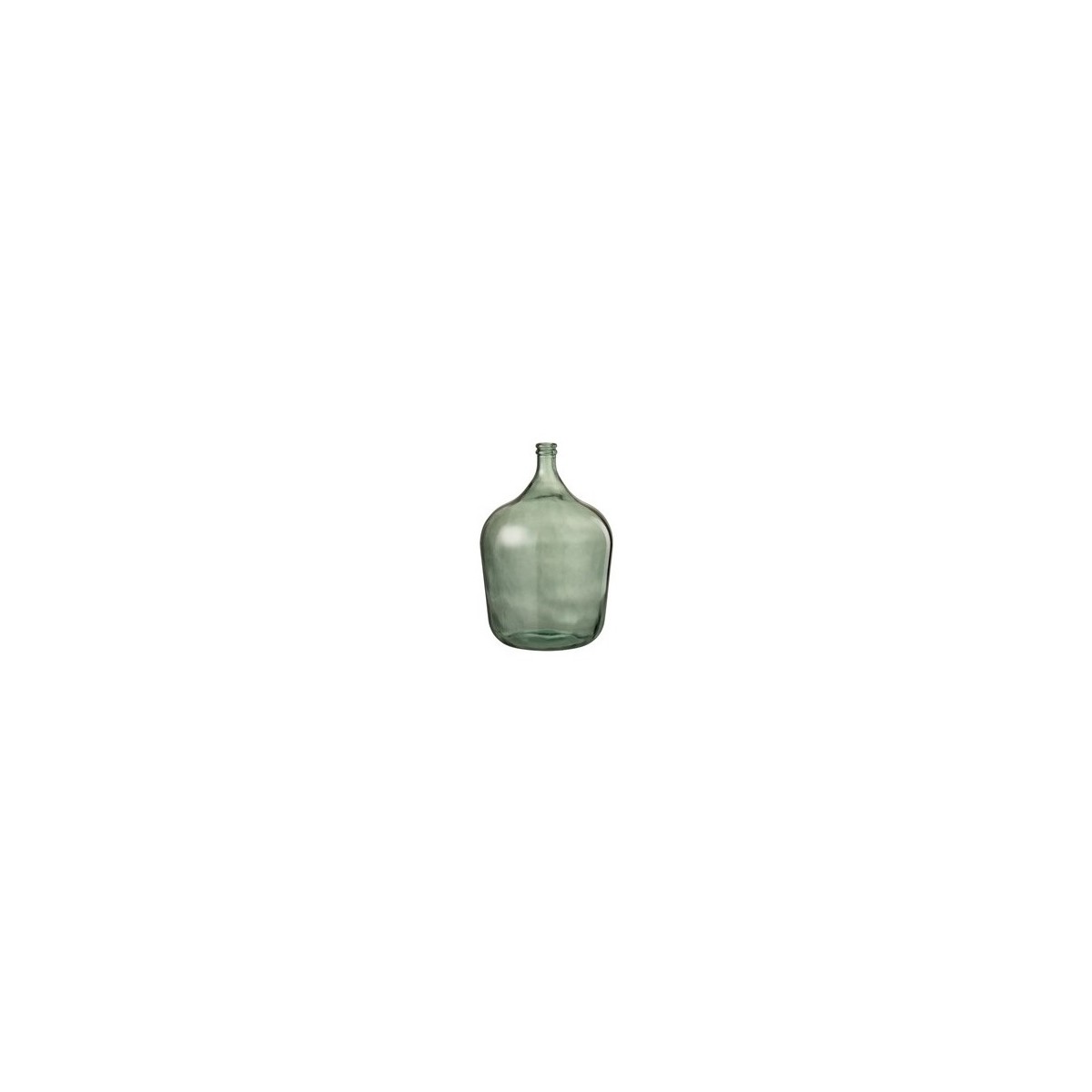 Maison & Déco Vases / caches pots d'intérieur J-line VASE CARAFE VERRE VERT L (35.5x35.5x56cm) 