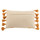 Casa cuscini J-line COUSSIN PLAG RAY RECT COT OCRE (40x60x12cm) 