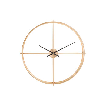 Maison & Déco Horloges J-line HORLOGE RONDE METAL OR S (80x9x80cm) 