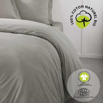 Maison & Déco Parures de lit Today HC 240/260 Coton TODAY Organic Dune 