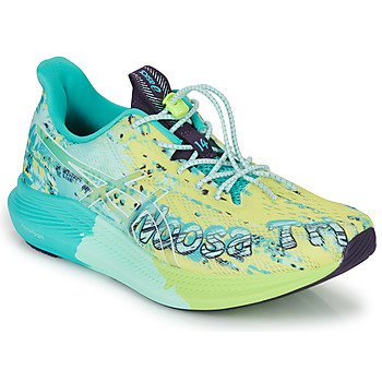 Schuhe Damen Laufschuhe Asics NOOSA TRI 14 Blau / Gelb / Weiß