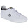 Schuhe Herren Sneaker Low Fred Perry B721 LEATHER Weiß / Marineblau