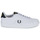 Schuhe Herren Sneaker Low Fred Perry B721 LEATHER Weiß / Marineblau