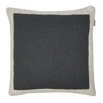 Home Kissen Malagoon Solid knitted poster cushion black    