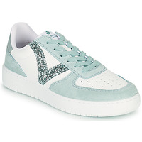 Schuhe Damen Sneaker Low Victoria 1258212BLEU Blau / Weiß