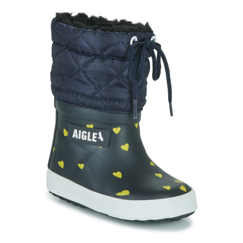 Schuhe Kinder Schneestiefel Aigle GIBOULEE PT 2 Marineblau