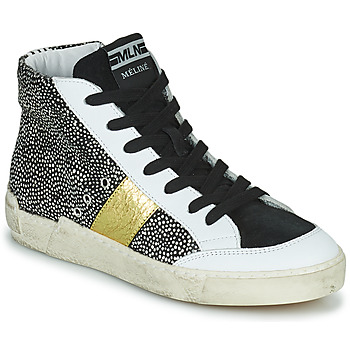 Schuhe Damen Sneaker High Meline NKC1151-A-6123 Weiß