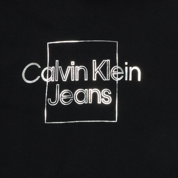 Calvin Klein Jeans METALLIC BOX LOGO RELAXED HOODIE    
