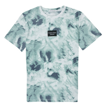 Abbigliamento Unisex bambino T-shirt maniche corte Calvin Klein Jeans TIE DYE AOP T-SHIRT 