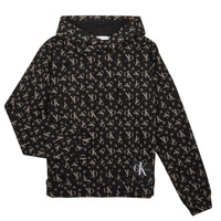 Kleidung Jungen Sweatshirts Calvin Klein Jeans MONOGRAM GRID AOP    
