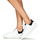 Schuhe Damen Sneaker Low Victoria MILAN EFECTO PIEL & SERR Weiß
