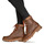 Schuhe Damen Boots Sorel LENNOX LACE STKD WP Kognac