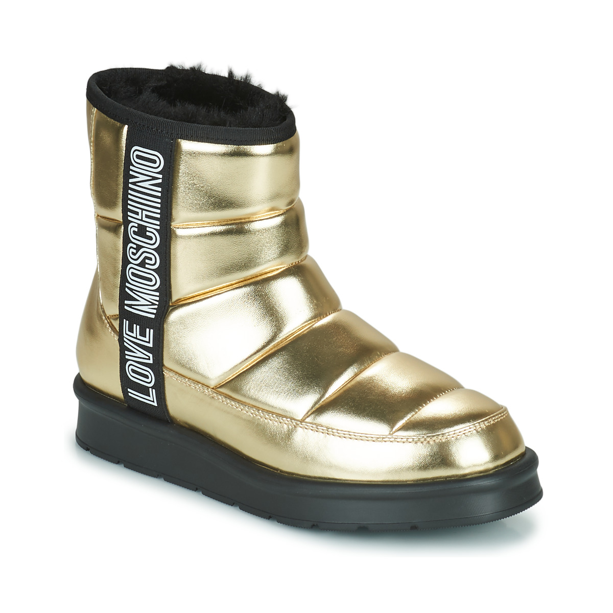 Schuhe Damen Schneestiefel Love Moschino JA24103H1F Golden