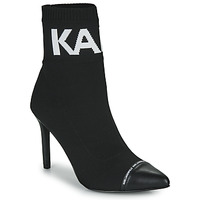 Chaussures Femme Bottines Karl Lagerfeld PANDORA HI KNIT COLLAR ANKLE BT 