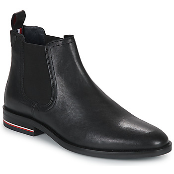 Chaussures Homme Boots Tommy Hilfiger Signature Hilfiger Lth Chelsea 