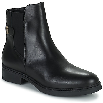 Chaussures Femme Boots Tommy Hilfiger Coin Leather Flat Boot 