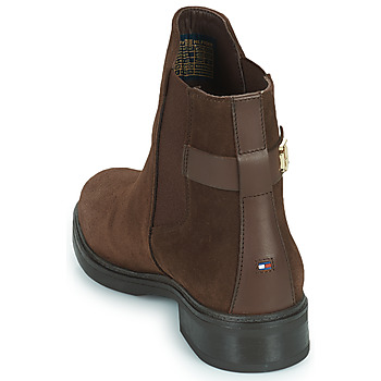 Tommy Hilfiger Coin Suede Flat Boot 