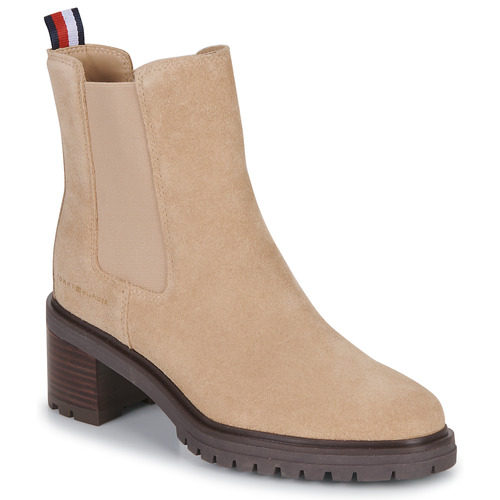 Chaussures Femme Boots Tommy Hilfiger Outdoor Chelsea Mid Heel Boot 