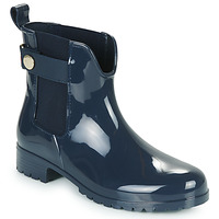 Schuhe Damen Gummistiefel Tommy Hilfiger Ankle Rainboot With Metal Detail Marineblau