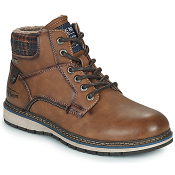 Schuhe Herren Boots Tom Tailor 4285301-COGNAC Kognac
